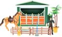 Toi-Toys Paardenstal Met Verzorger 10-delig