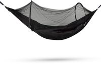 Travelnet Hangmat met Pop-out Klamboetent L240 x B140 - Zwart - 1 Persoons