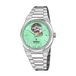 Festina F20054/3 Polshorloge Automatisch Dames Groen Saffierglas Staal Zilverkleurig 10 ATM