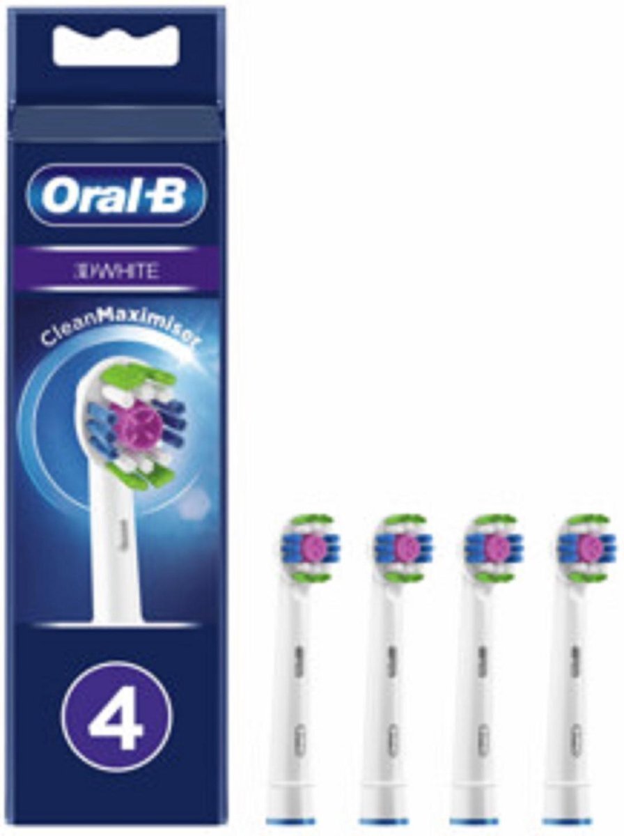 Oral-B Oral-B 3D White - Opzetborstels - 4 stuks