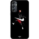 Nike Coque Pour Samsung Galaxy A54 Jordan logo fond noir Maniacase