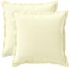 vidaXL Coussin Polyester Crème