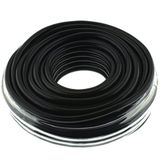 Luidsprekerkabel PA Luidsprekerkabel ROND 2x4,0mm² - zwart - 25m - CCA - installatiekabel - audiokabel