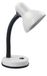 Lampe de bureau, blanc, métal, halogène, 40W, avec interrupteur