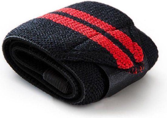 Matchu Sports Wrist Wraps - 2 stuks - Zwart/Rood