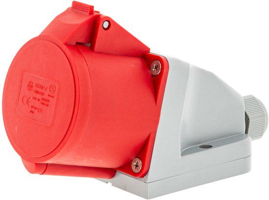 Fluxon Wandcontactdoos - 5-Pen - 400V - 32A - CE keuring
