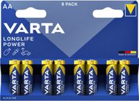 Varta Longlife Power Alkaline Batterijen AA - 8 x 8 stuks - Voordeelverpakking