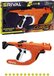 NERF Rival Curve Shot Sideswipe XXI 1200 Blaster - Orange/White