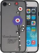 Love Forever Hoesjes Geschikt voor iPhone 8 Paars