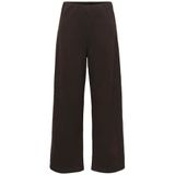 ONLY wide leg casual broek - donkerbruin