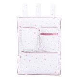 babybay Utensilo voor alle modellen, wit sterrenmix zand/bessen