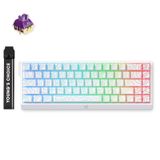 MCHOSE Ace 68 Clavier de jeu USB Blanc