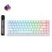 MCHOSE Ace 68 Clavier de jeu USB Blanc