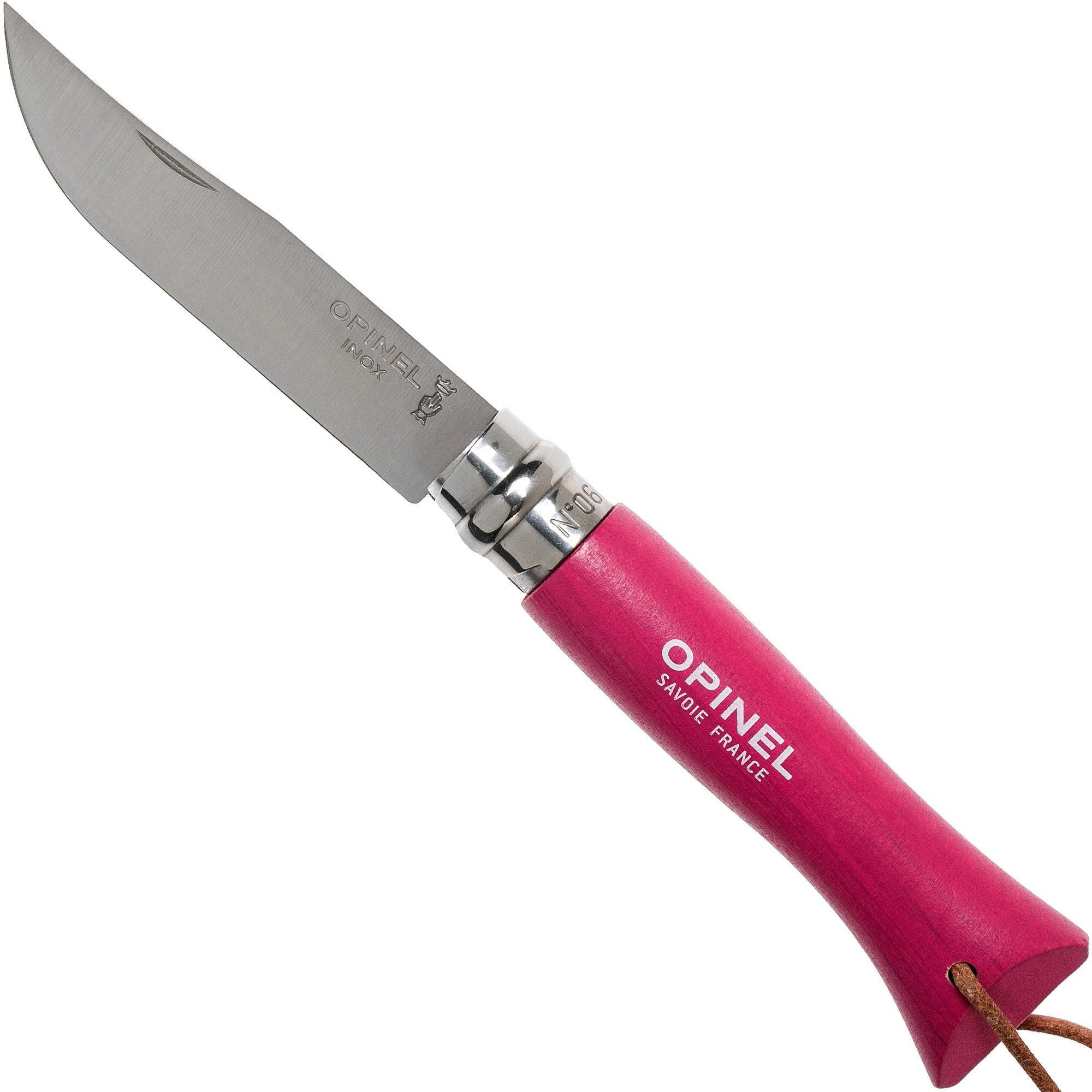 Opinel Trekking No. 06RV Zakmes - Raspberry - 2023 Model