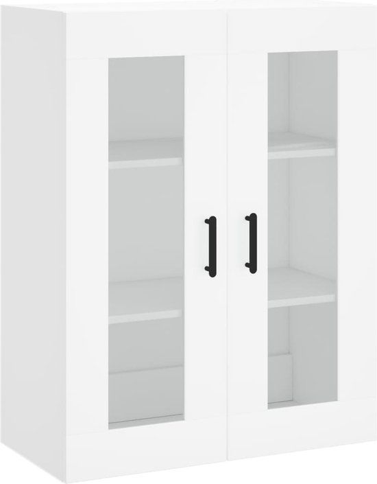 vidaXL Wandkast 69,5x34x90 cm wit
