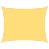 vidaXL Zonnezeil 160 g/m² 6x7 m HDPE Beige