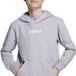 Adidas Essentials Linear Fleece Hoodie Grijs M Man