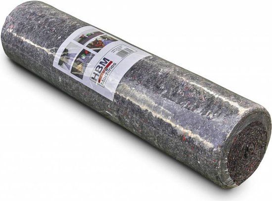HBM Stucloper vilt, vloerbescherming 10 meter x 1 meter Breed