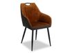 Mobistoxx GABRIELLE Stoel met armleuningen cognac/grijs