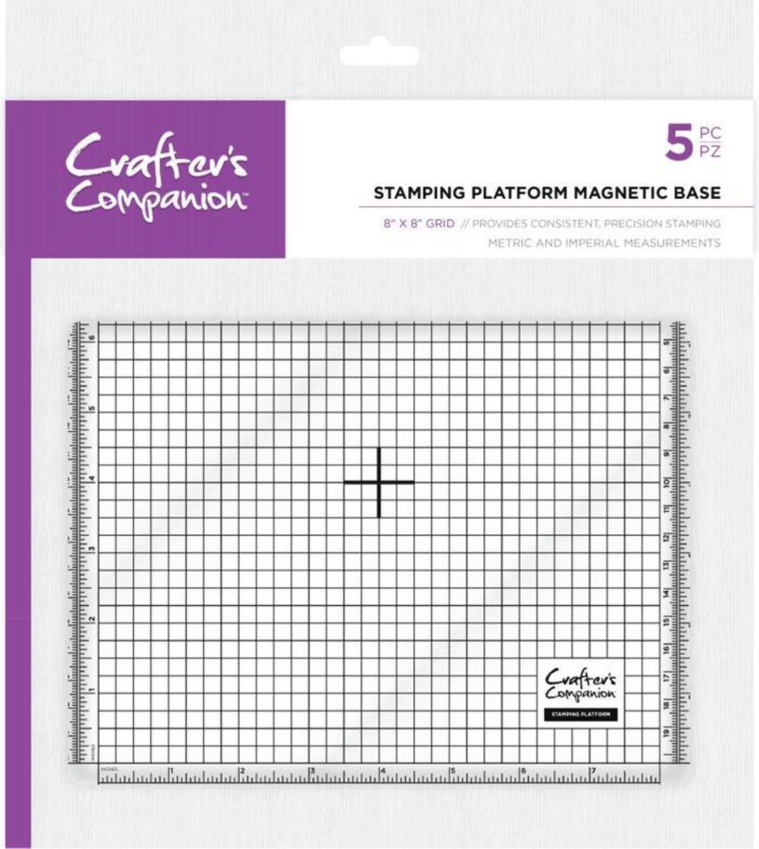 Crafter's Companion Crafter's Companion 8" x 8" stempelplatform magnetische basis