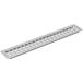 vasalat Panda vasalat Luchtrooster 800x100mm AL natuur elox aluminium ventilatierooster, zilver