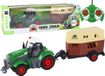LEAN TOYS Tracteur télécommandé Machine agricole remorque Télécommande 1:24