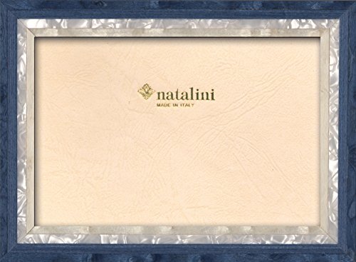 Natalini Studio BLU 10 x 15 fotolijst met ondersteuning voor tafel, tulipwood, donkerblauw, 10 x 15 x 1,5