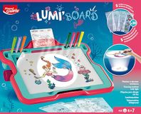 MAPED Creativ Lumi'Board De wereld van de zeemeermin – lichtmachine om te leren tekenen – speelgoed voor creatieve vrije tijd – lichtbord voor kinderen vanaf 4 jaar