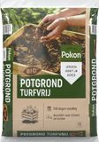 Pokon Bio Turfvrije Potgrond - 10l - Potgrond universeel - 100 dagen voeding - Potgrond voor binnen en buiten