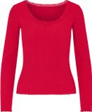 Hunkemöller Top Jersey Lace Rood XXL