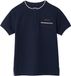 Vertbaudet Polo pour garçon avec col Mao bleu marine