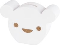 BAMBAM - Cork Bear Moneybank - wit - spaarpot