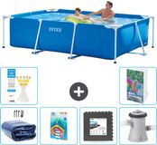 Intex Rechthoekig Frame Zwembad - 260 x 160 x 65 cm - Blauw