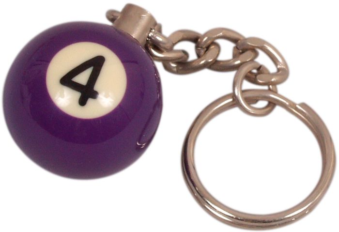Ventura 4-Ball Keychain - Paars