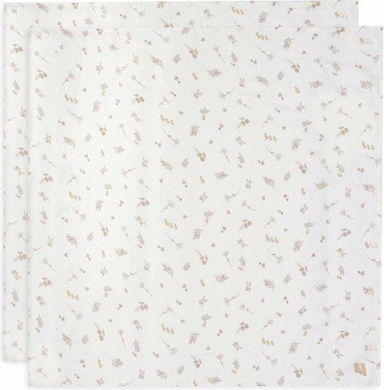 Jollein Hydrofiele Doek Large - 2 Stuks - Riverside - 115x115cm - Katoen - Multicolor