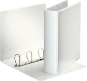 Esselte personnalisable chemise à anneaux dos de 77 mm 4 anneaux D de 50 mm - blanc