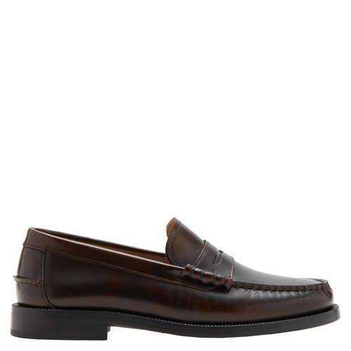 Mango Man leren loafers - bruin