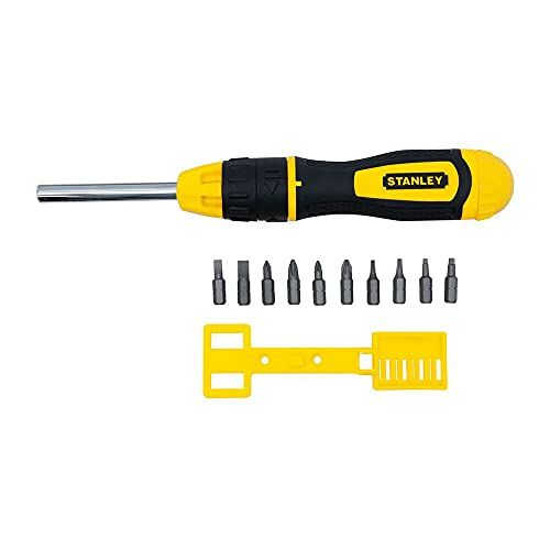 Stanley W-68-010 Multipuntas de carraca met 10 punten, One Size