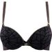 Marlies Dekkers The Adventuress Schwarz Gold Lurex Push-Up-BH 70D