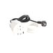 Legrand, Incara Disq 80 USB A+C oplaadstopcontact, FTP Cat. 6 RJ 45 data-doos, tafelstopcontact, inbouwstopcontact, meervoudige oplader, 15 watt, 2 m kabel, 2P+E stekker, kleur: ultrawit, 654710