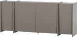 WOOOD Brock Dressoir 200 CM - Essen Fineer - Warmgrijs - 85x200x44