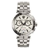 Versace VE1D01823 Heren Polshorloge Aion Chrono Kwarts Zilverkleurig Staal