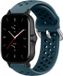 Strap-it Bracelet en silicone pour montre connectée - Convient pour Amazfit GTS 2 - Vert rocheux