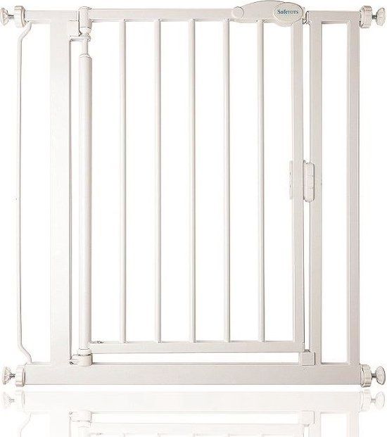 Safetots Self Closing Klemhek, Traphekje, 75cm - 82cm, Wit