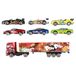 Toi-Toys Pop Art Vrachtwagen met 6 Raceauto's