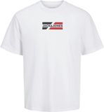 JACK&JONES JWHCORP GRAPHIC TEE SS O-NECK SN Heren T-shirts Maat S Wit Katoen