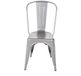 Bolero Stalen Stoel Grijs (4 Stuks)