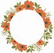 Sizzix Layered Clear Stamps Botanic Wreath 6pcs