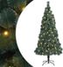 vidaXL Kunstmatige Voorverlichte Kerstboom Groen 180 cm PET