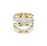 Swarovski Hyperbola Dames Ring Metaal - Meerkleurig - 18.50 mm / maat 58